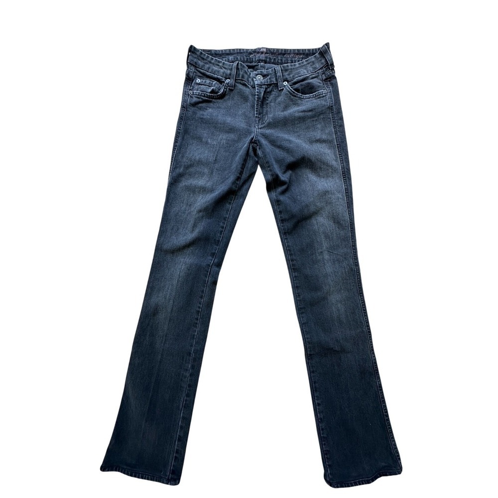 7 For All‎ Mankind Bootcut Stretch Jeans Dark Wash Denim Size 26